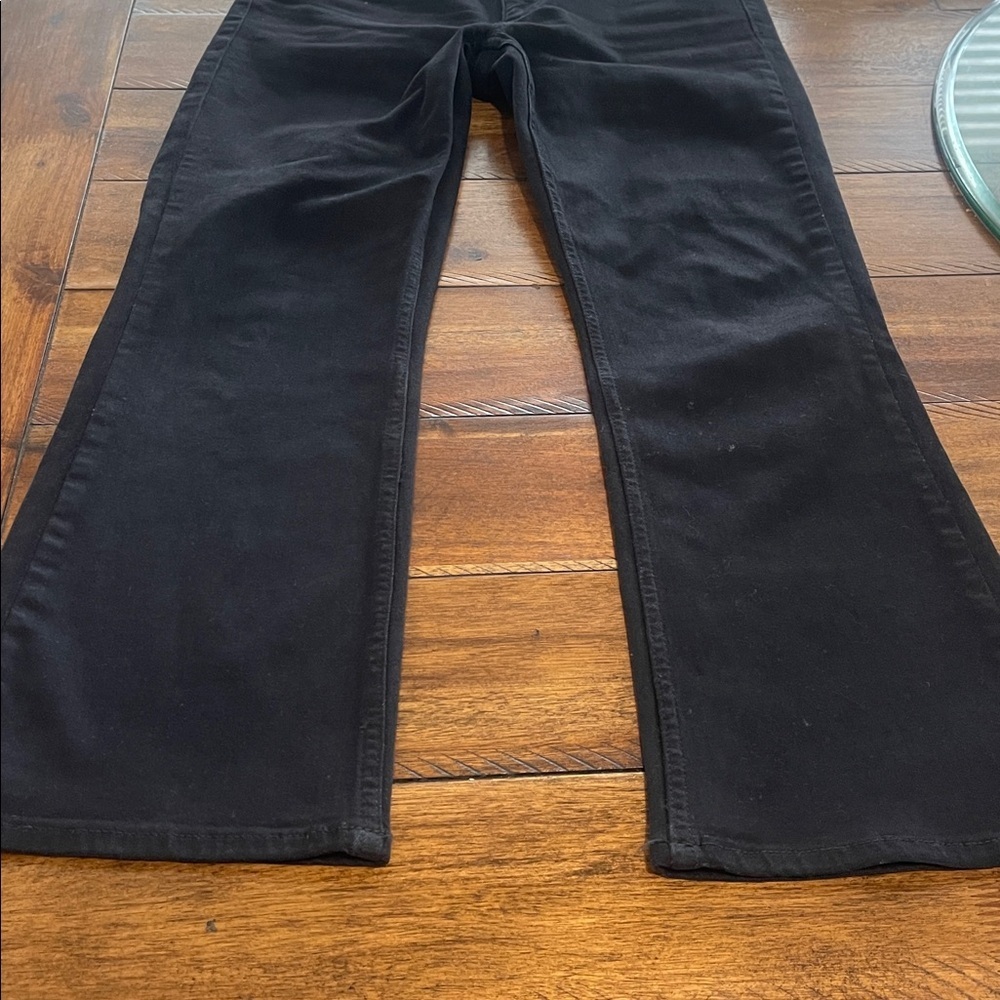 rag & bone Piper mid rise  Crop Bootcut Jeans Black size 28 - Picture 3 of 15